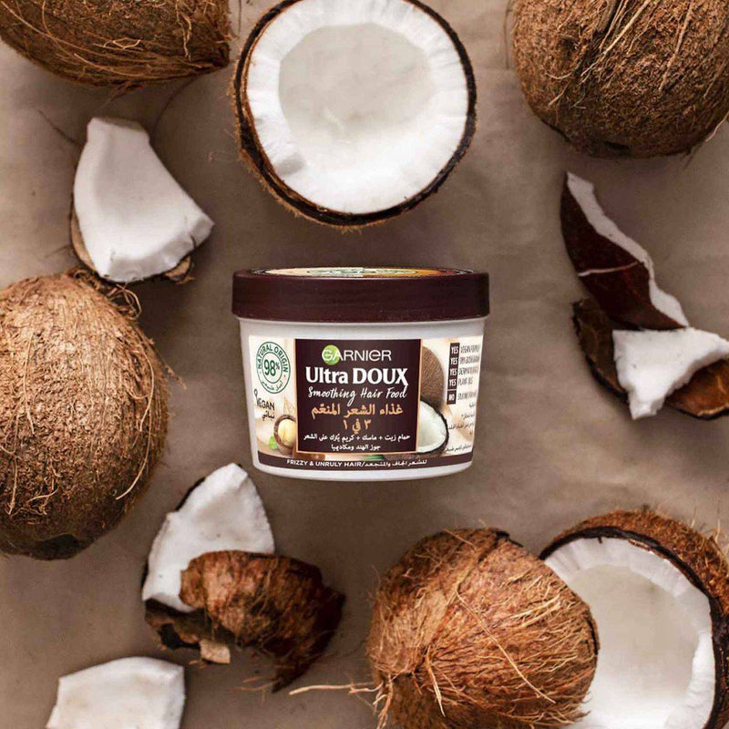Garnier Ultra Doux Hair Food Maca & Coconut Mask 390ml