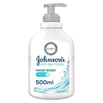 Johnsons Anti Bacterial Hand Wash Sea Salts 500ml - Chemist Warehouse UAE