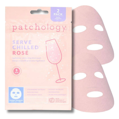 Patchology Serve Chilled Rose Sheet Mask 2 Pack - Chemist Warehouse UAE
