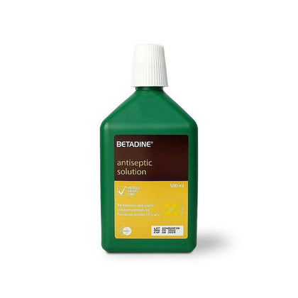 Betadine Antiseptic Solution 500ml - Chemist Warehouse UAE