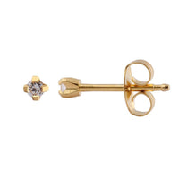 Studex Gold Plated Tiffany 2mm Cubic Zirconia Kits