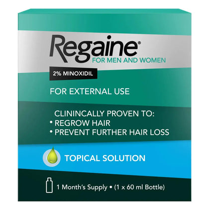 Regaine 2% Topical Solution 60ml - Chemist Warehouse UAE