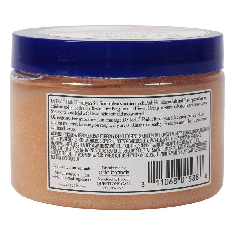 Dr Teals Pink Himalayan Salt Scrub Restore & Replenish 454g