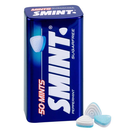 Smint Tin Sugar Free Peppermint Clean Breath Mints 35g