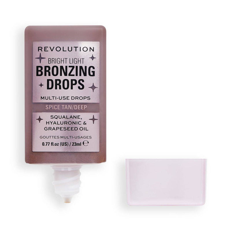 Revolution Makeup Bright Light Bronzing Drops Deep Bronze Summer Spice 23ml