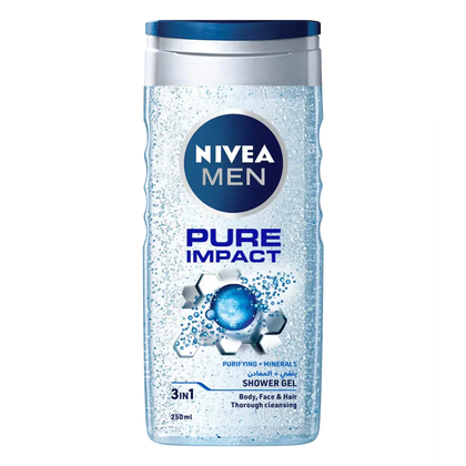 Nivea Men Shower Gel Pure Impact 250ml