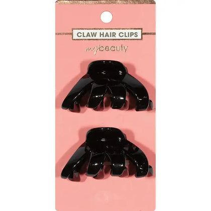 My Beauty Hair Claw Clip Medium 2 Pack Black