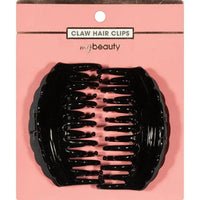 My Beauty Hair Claw Clip Large 2 Pack Black