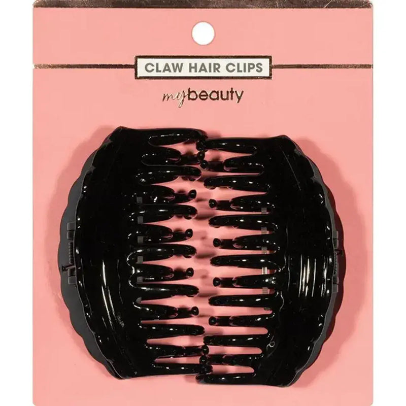 My Beauty Hair Claw Clip Large 2 Pack Black