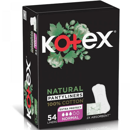 Kotex Pantyliners Natural Normal 54 Liners
