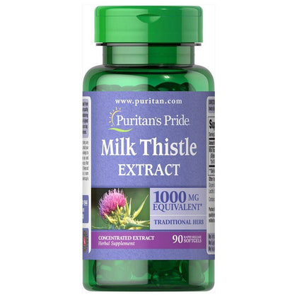 Puritans Pride Milk Thistle 1,000mg 90 Softgels