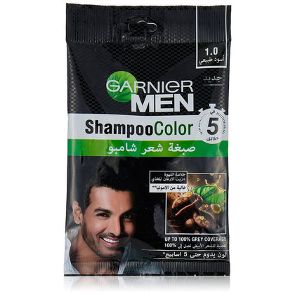 Garnier Men Shampoo Color 1.0 Natural Black