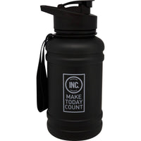 INC Water Bottle Flip Top Matte Black 1L