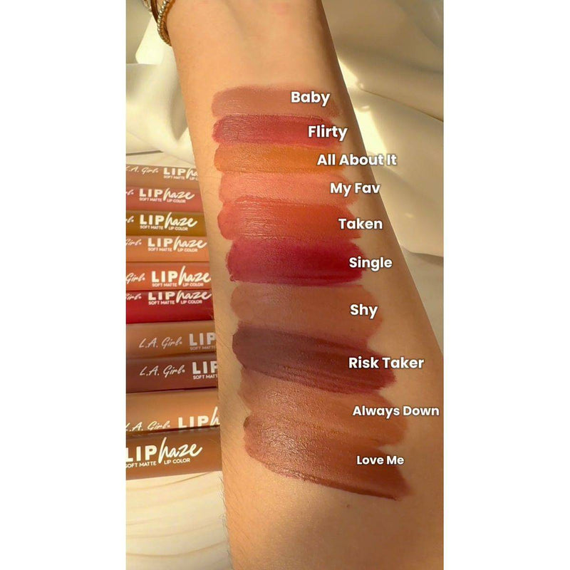 LA Girl Lip Haze Soft Matte Lip Color Always Down