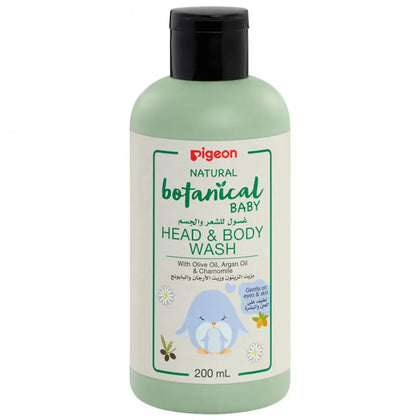 Pigeon Natural Botanical Baby Head & Body Wash 200ml