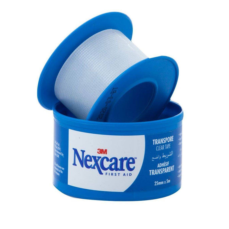 Nexcare Transpore Clear Tape 25x5m 12 Spools
