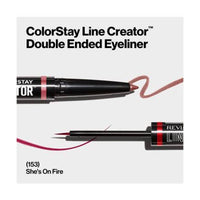 Revlon ColorStay Eyeliner Line Creator Double Ended 154 Shes On Fire