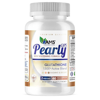AMS Pearly Caps Glutathione 1500mg 60 Capsules