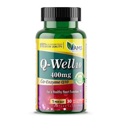 AMS CoQ10 400mg 30 Softgels