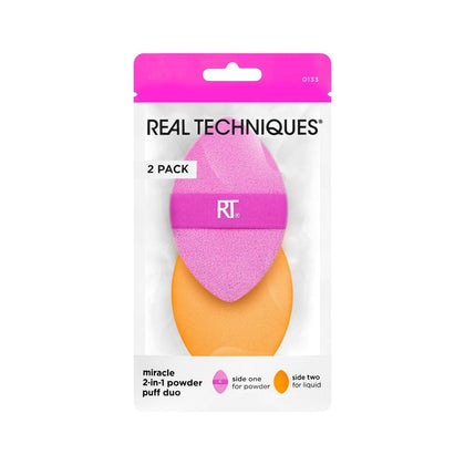 Real Techniques Miracle 2 in 1 Powder Puff Duo