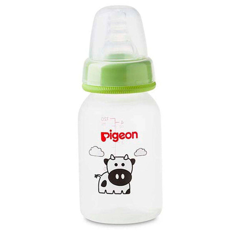 Pigeon Flexible Plastic Bottle Decorated 0 Months+ Animals 120ml