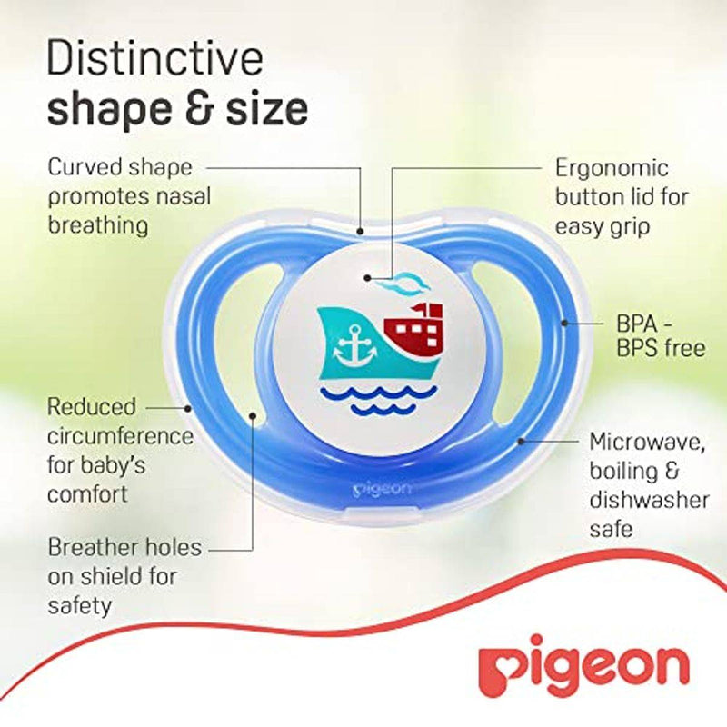 Pigeon Mini Light Pacifier Large Boy 2 Pack