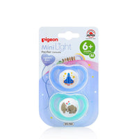 Pigeon Mini Light Pacifier Medium Boy 2 Pack
