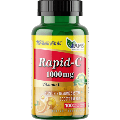 AMS Rapid C Vitamin C 1000mg 100 Tablets