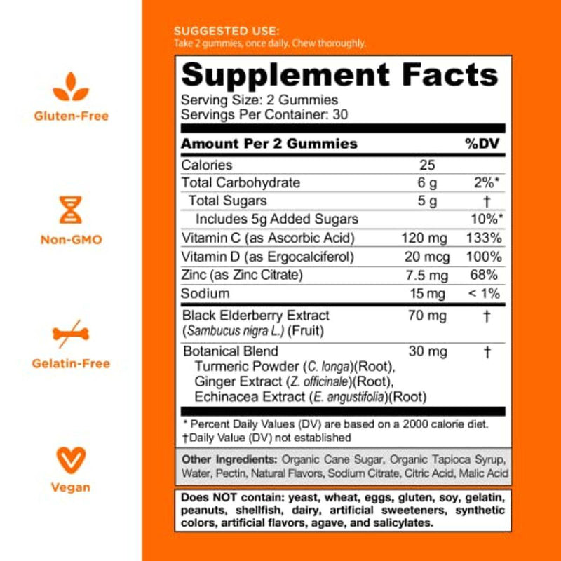 Goli Nutrition Immune 60 Gummies