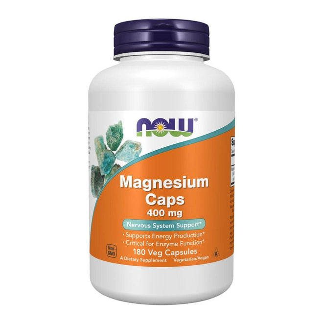 Now Magnesium 400mg 180 Capsules
