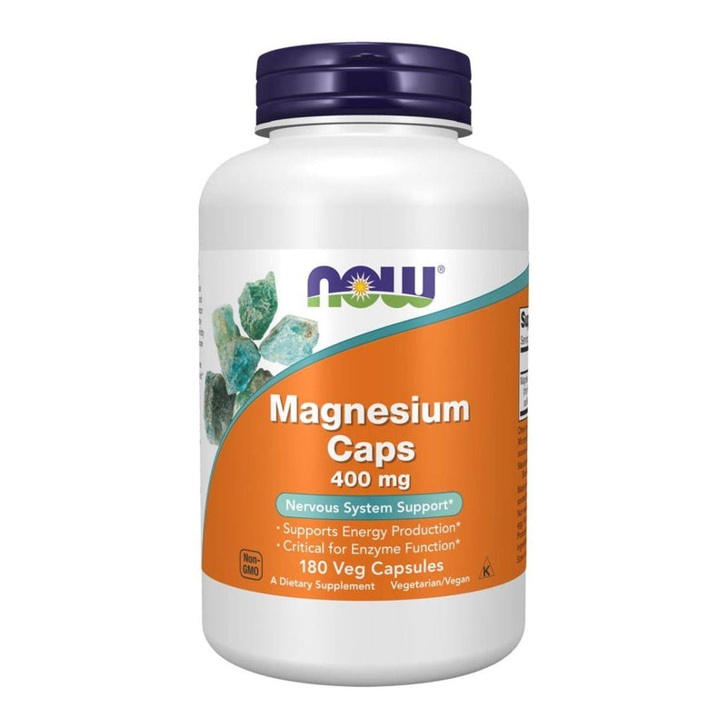 Now Magnesium 400mg 180 Capsules