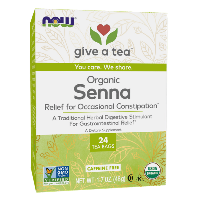 Now Organic Senna Tea 24 Bags