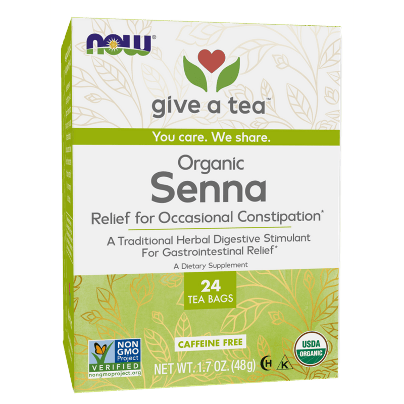 Now Organic Senna Tea 24 Bags