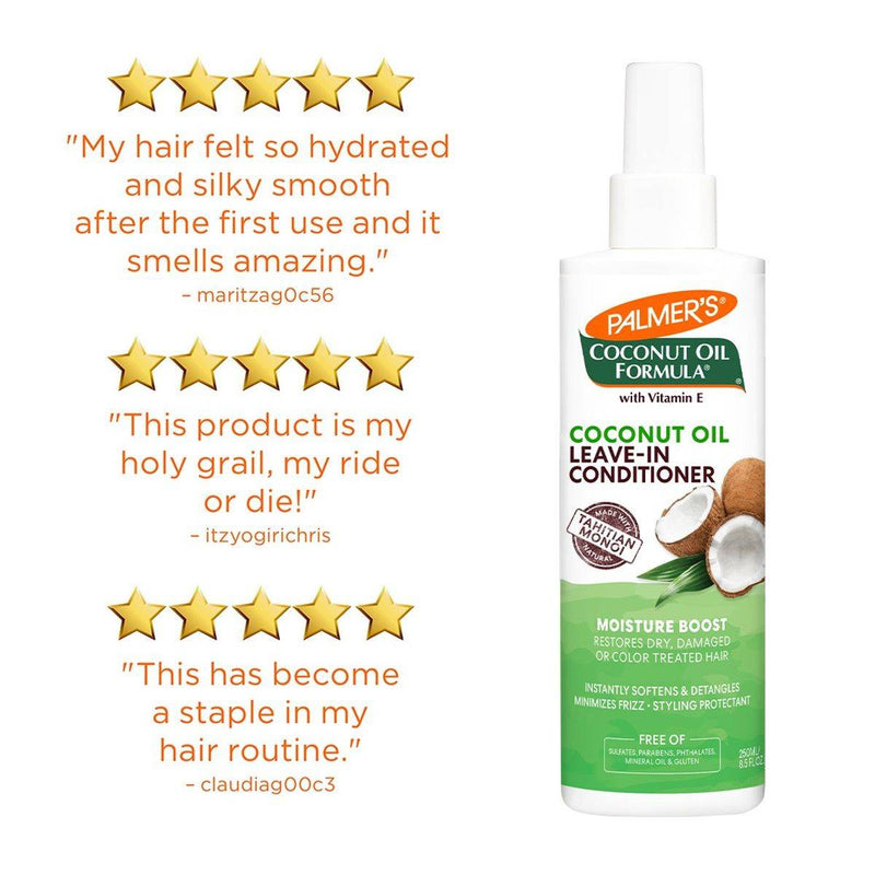 Palmers Coconut Oil Formula With Vitamin E Moisture Boost Leave-In Conditioner 250ml