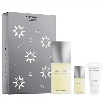 Issey Miyake L'eau D'Issey Pour Homme Eau de Toilette 125ml + Eau de Toilette 15ml + Shower Gel 50ml Gift Set