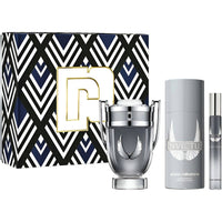 Paco Rabanne Invictus Platinum (M) Set EDP 100ml + EDP 10ml Travel Spray + Deo Spray 150ml