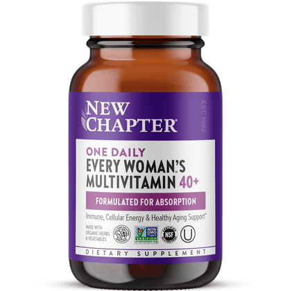 New Chapter One Daily Every Woman Multivitamin 40+ 72 Tablets