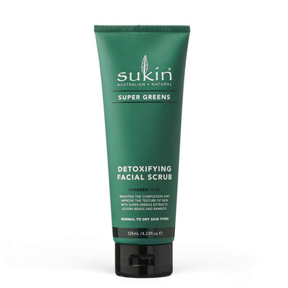 Sukin Skin Super Greens Detoxifying Facial Scrub 125ml