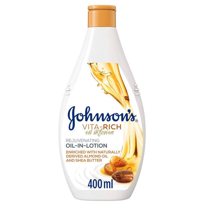 Johnsons Vita Rich Body Lotion Rejuvenating Oil Infusion 400ml