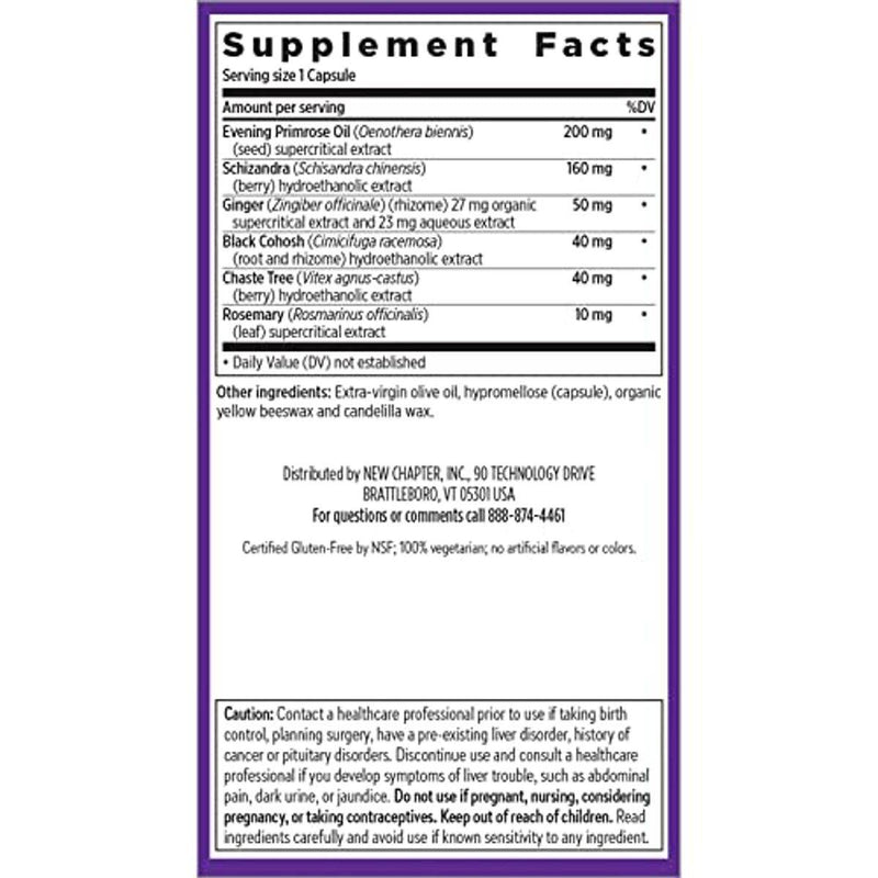 New Chapter Estrotone Chaste Tree Blend 60 Vegetarian Capsules