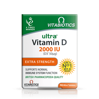 Vitabiotics Ultra Vitamin D3 2,000IU 96 Tablets