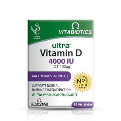 Vitabiotics Ultra Vitamin D3 4,000IU 96 Tablets