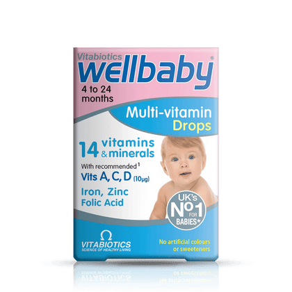 Vitabiotics Wellbaby Multivitamin Drops 1-12 Months 30ml