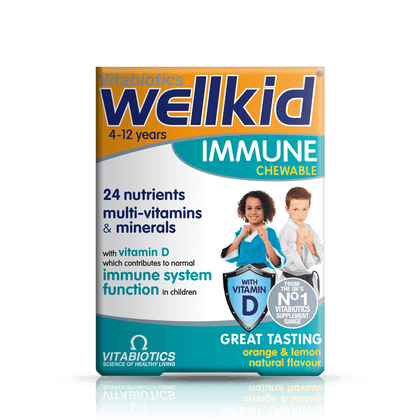 Vitabiotics Wellkid Immune Chewable 30 Tablets