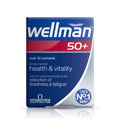 Vitabiotics Wellman 50+ 30 Tablets