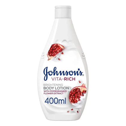 Johnsons Vita Rich Body Lotion Brightening Pomegranate 400ml