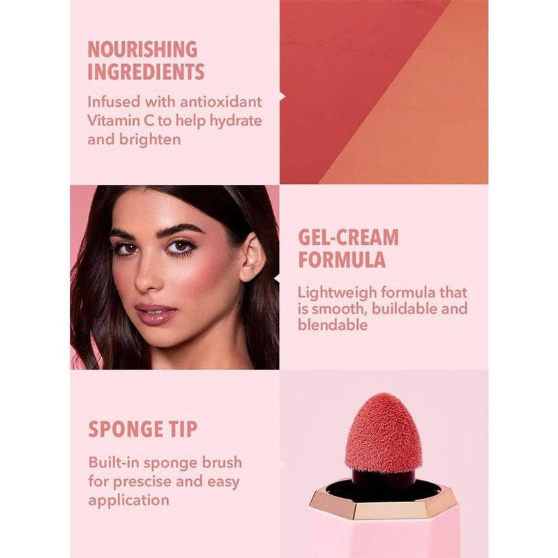 Sheglam Color Bloom Liquid Blush Matte Finish Risky Business 5.2ml