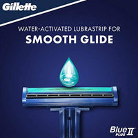 Gillette Razor Disposable Blue II Plus 5 Count