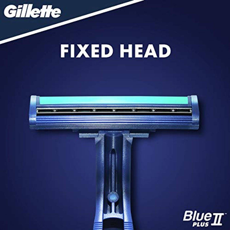 Gillette Razor Disposable Blue II Plus 5 Count