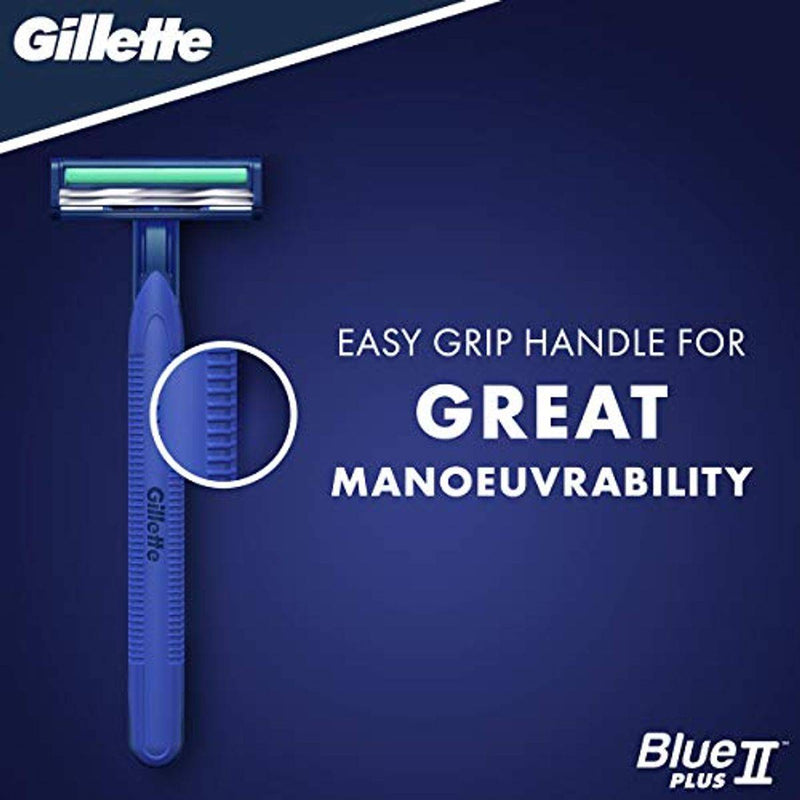 Gillette Razor Disposable Blue II Plus 5 Count